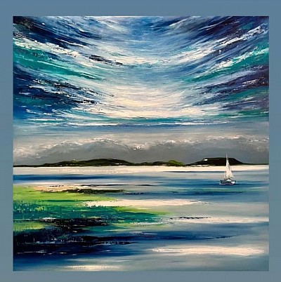Szigliget -Badacsony 90x90cm olaj/vászon ELKELT!