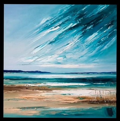 Tihany. 90x90cm . olaj/vászon ELKELT!