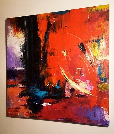 Szenvedély 90x90cm