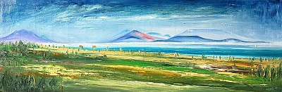 Balatongyörök Szépkilátó 30x90cm